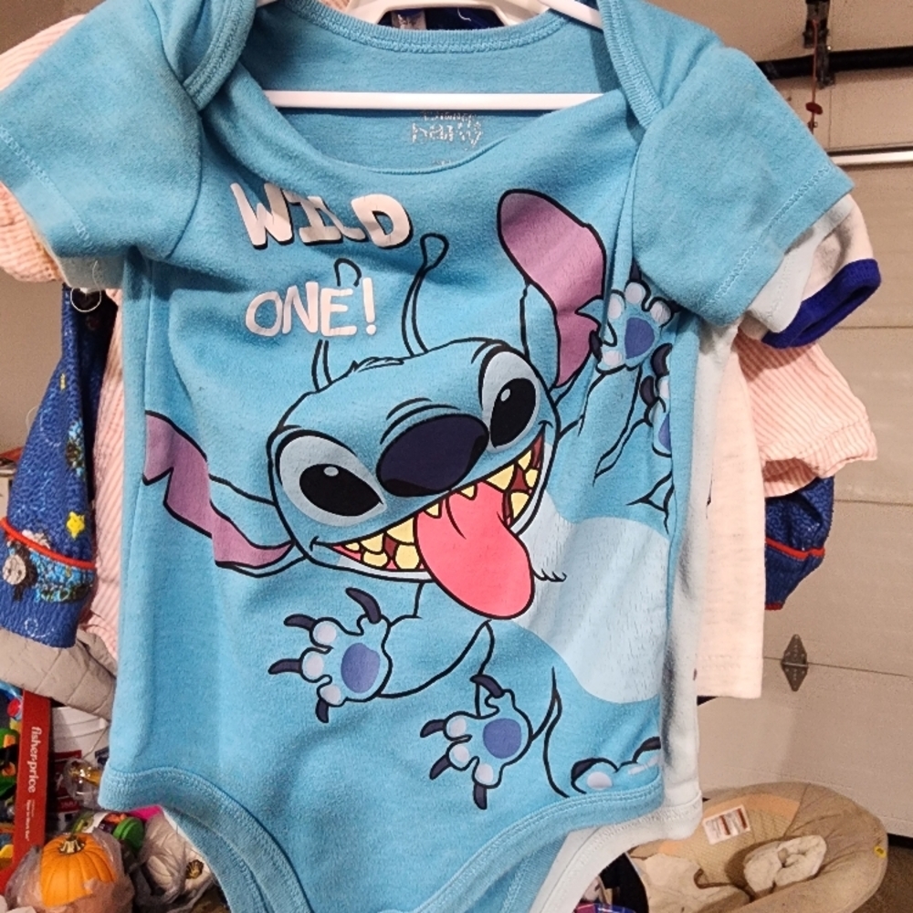 Disney Blue Kids One Piece - Stitch
